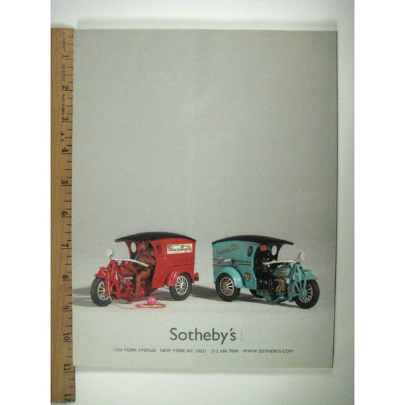 Sotheby's Auction Catalog 2001 Hegarty Collection Antique Toys NY7715 Cast Iron - Picture 8 of 8